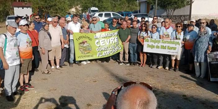 Bolu'da 'ÇED gerekli değil' kararı köylüyü ayaklandırdı