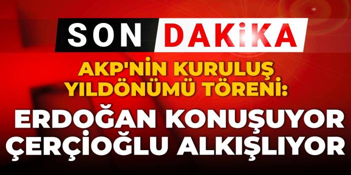 Son Dakika | İddialar ve ifşalar gölgesinde... Erdoğan bol katılımlı yıldönümü töreninde konuşuyor