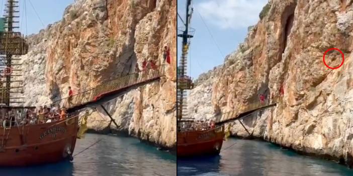 3 gündür kayalıklarda mahsurdu: Tur teknesi geçerken farketti