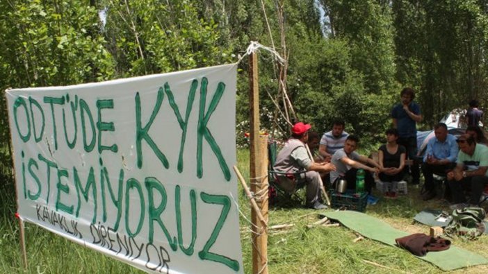 ODTÜ öğrencilerinin Kavaklık Direnişi 52. gününde: Polis müdahalesi an meselesi