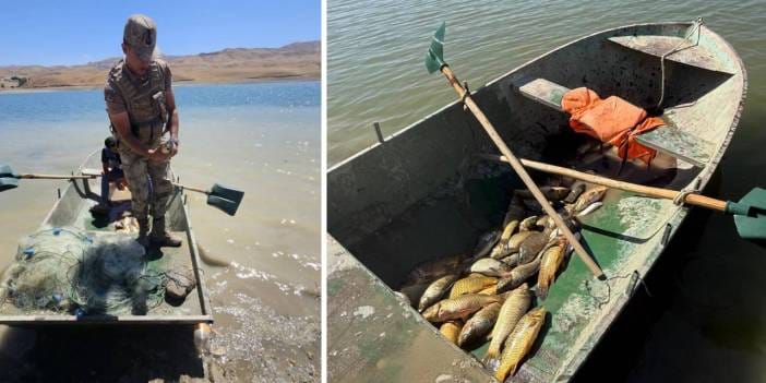 Kaçak balık avlayanlara para cezası: Balıklar suya bırakıldı