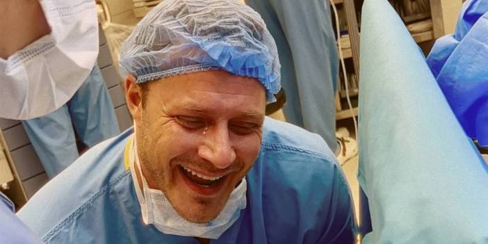 Burak Çelik görür görmez ağladı! Eşi o anı paylaştı