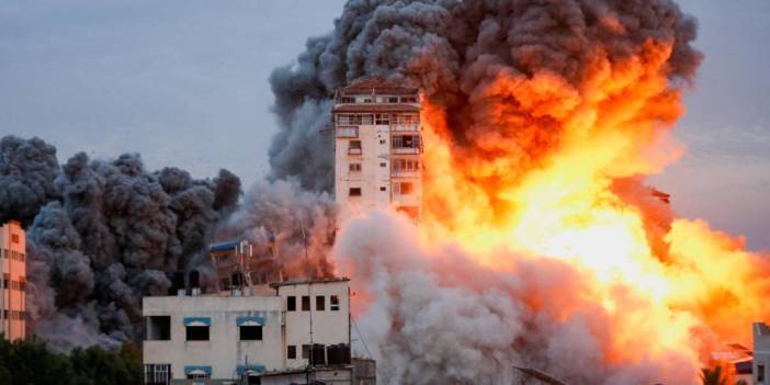 İsrail “boşaltın” dedi: Sonra bombalayarak yok etti!