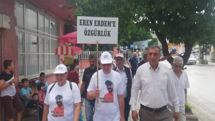 Eren Erdem için "özgürlük yürüyüşü"