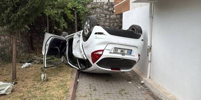 Karabük'te feci kaza: 2 metreden apartman boşluğuna düştü
