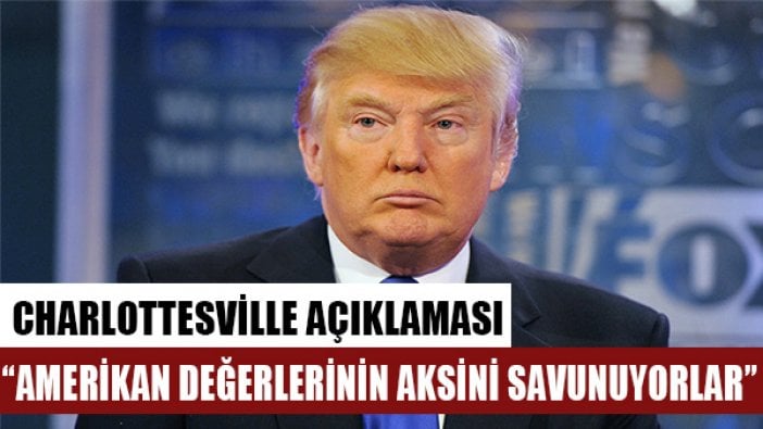 Trump eleştirilerden sonra yeni açıklama yaptı: Amerikan değerlerinin aksini savunuyorlar