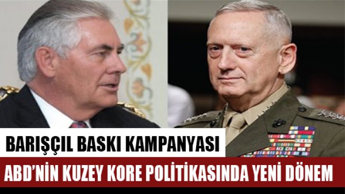 Kuzey Kore politikasında "barışçıl baskı kampanyası" dönemi