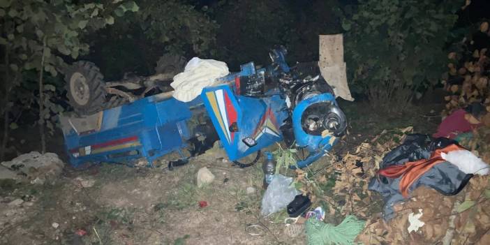 Ordu'da patpat 25 metre yükseklikten uçuruma yuvarlandı: Bir aile yok oldu