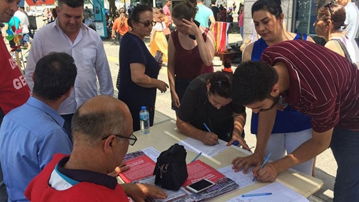 MHP'li belediyenin işten çıkarttığı işçileri için DİSK'ten kampanya