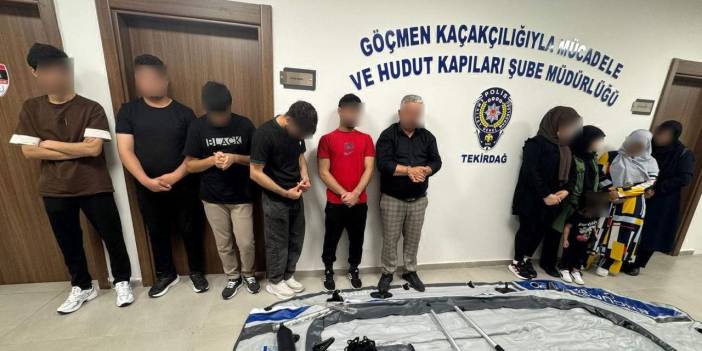 15 kaçak göçmen ile 2 organizatör yakalandı