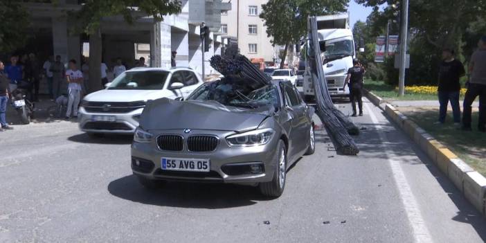 Kırmızı ışıkta fren yapan TIR facianın eşiğine getirdi