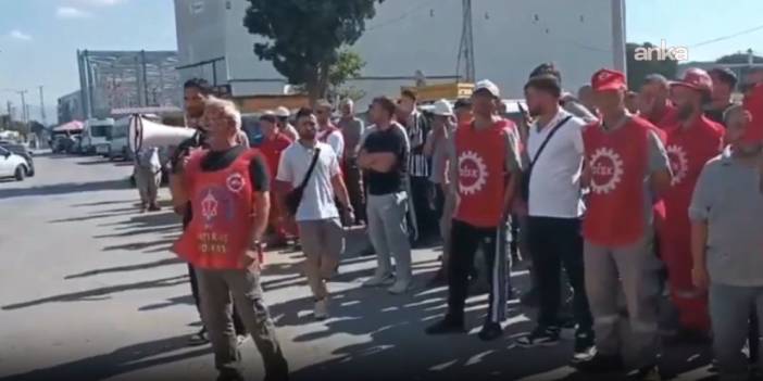 Kolin'in tersanesinde işçiler greve çıktı: Yönetim çalışanları tehdit ediyor