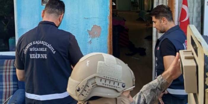 Edirne'de evinde yakalanan göçmen kaçakçısı tutuklandı