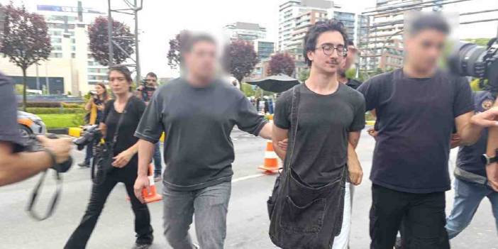 CHP İl Binası önünde ters kelepçeyle gözaltı