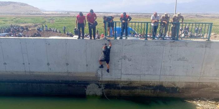 Sulama kanalına düşen çocuk feci şekilde can verdi