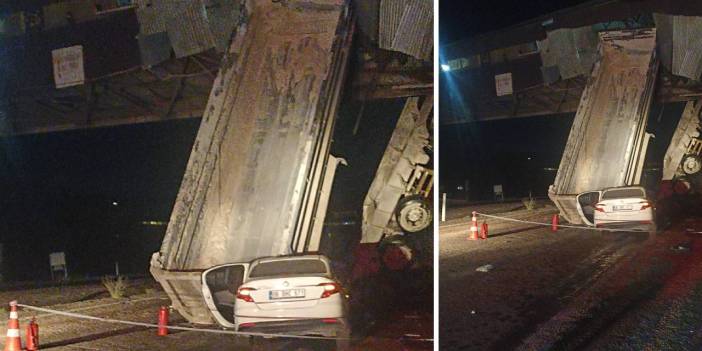 Ankara'da feci kaza! Damperi açılan kamyon can aldı