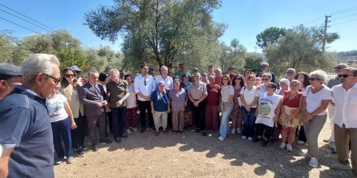 Barolar Birliği zeytinliklerin söküldüğü bölgeye gitti: Ağaç taşınmaz hafıza yerine konmaz