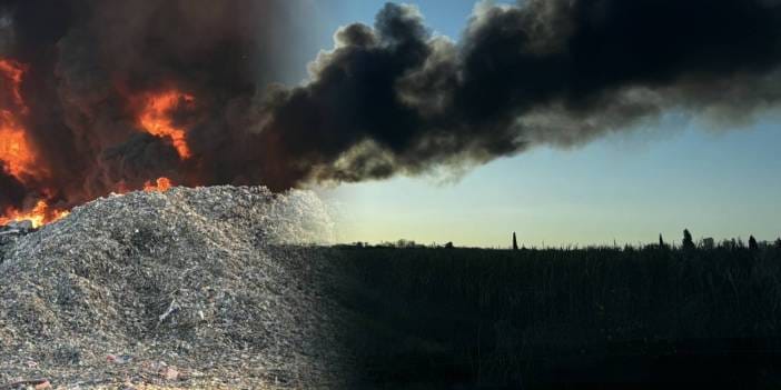 Adana'da dev yangın! Birçok noktadan görülüyor