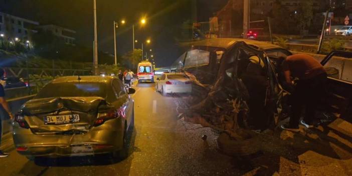 Kadıköy'de zincirleme trafik kazası