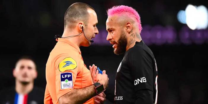 Neymar'a kafa tutan hakem Fenerbahçe maçına atandı