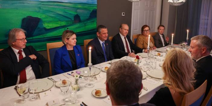 CHP lideri Özel büyükelçilerle bir araya geldi