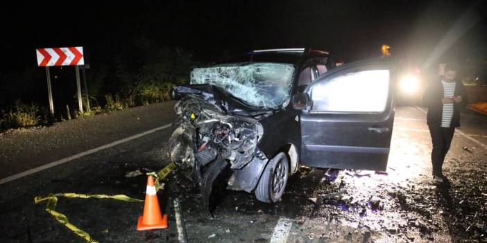 Ordu'da feci kaza: 1 ölü 2 yaralı