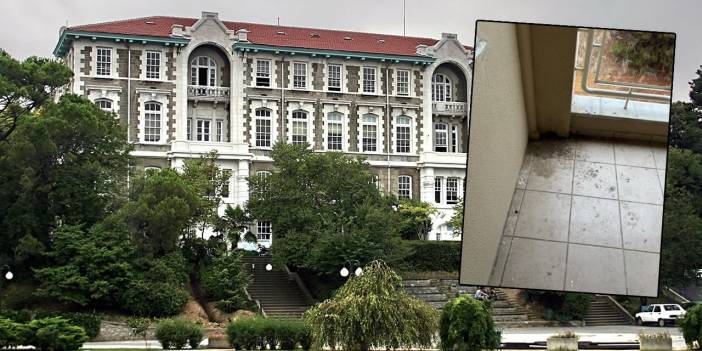 Boğaziçi Üniversitesi yurdunu pislik götürüyor