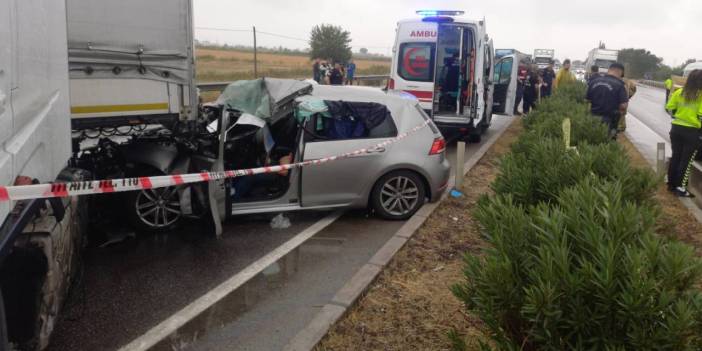 Manisa'da zincirleme kaza! 1 kişi hayatını kaybetti