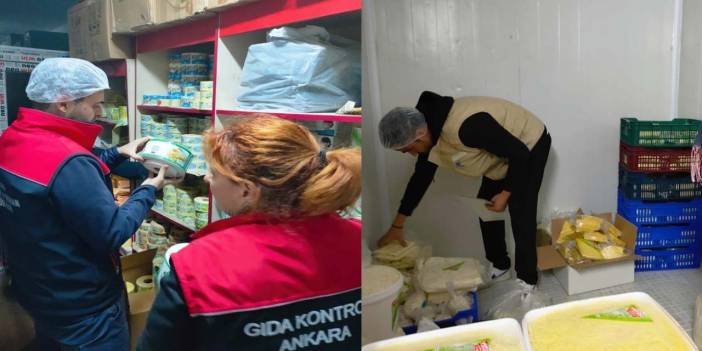 Ankara'da 3 ton süt ürünü imha edildi!