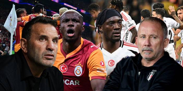 Galatasaray Beşiktaş ilk 11'ler: Buruk'un Osimhen kararı! Abraham oynayacak mı?