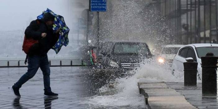 36 ilde alarm verildi! Kuvvetli yağış ve fırtına zirve yaptı: Kıştan bu yana böyle harita paylaşılmadı
