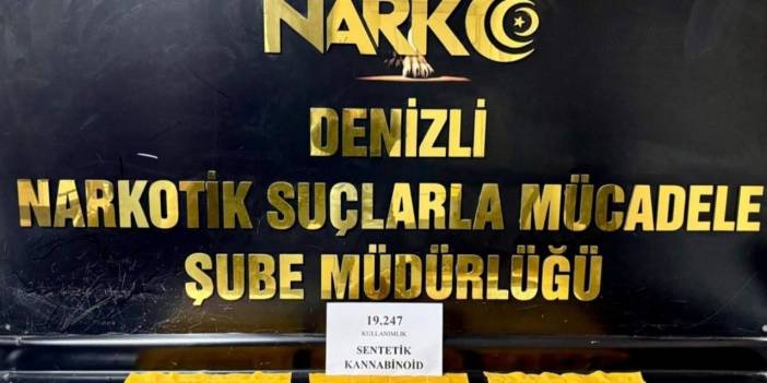 Denizli'de uyuşturucu operasyonu: 2 kişi yakalandı