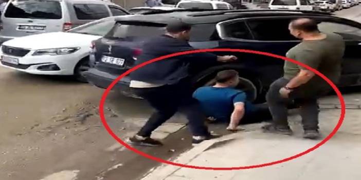 Tartıştığı husumetlisinin ayaklarını ciple ezdi