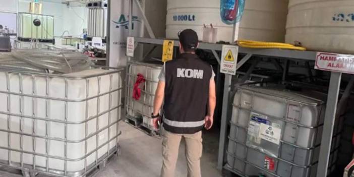 Antalya'da tonlarca sahte alkol piyasaya sürülmeden yakalandı