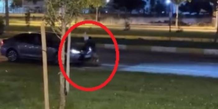 Diyarbakır'da alkollü kadın trafiği birbirine kattı! Araçlara tırmanıp sürücüleri tekmeledi