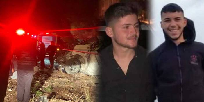 Denizli’de korkunç kaza: Minibüs ağaca çarptı: 2 ölü