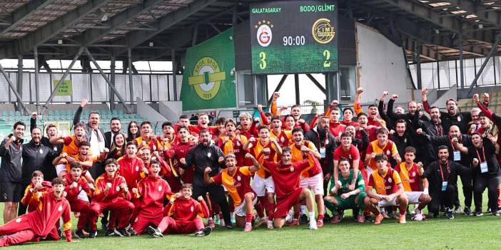 Galatasaray Bodo'yu 3-2 yendi: U 19'dan ilk galibiyet