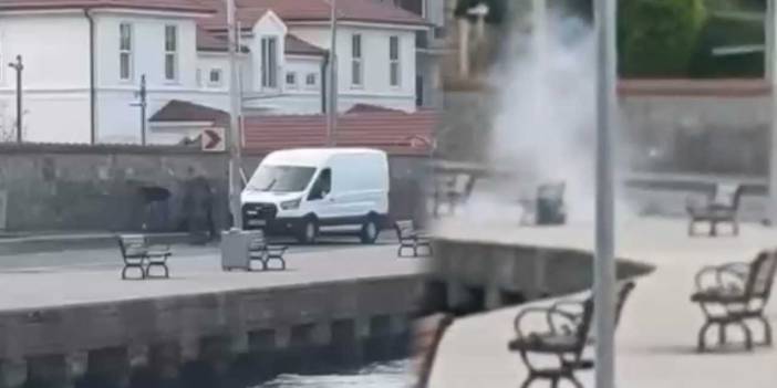 Konsolosluk önündeki valiz ekipleri alarma geçirdi!