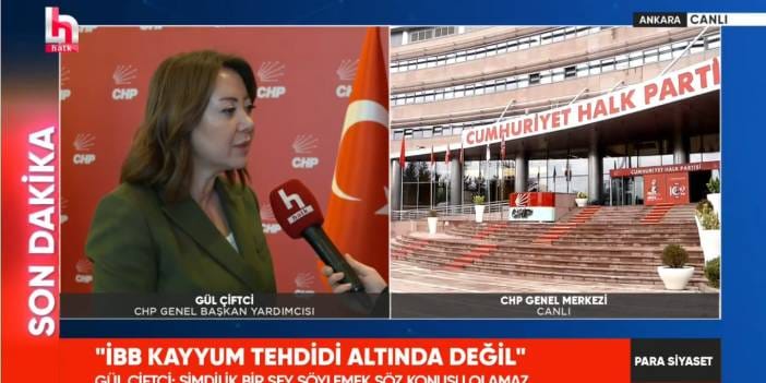 Casusluk soruşturması İBB'ye kayyum atanma nedeni olur mu? CHP'li Gül Çiftçi'den açıklama