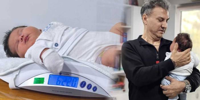 Maşallah! Ali bebek 6 kilo 150 gram doğdu