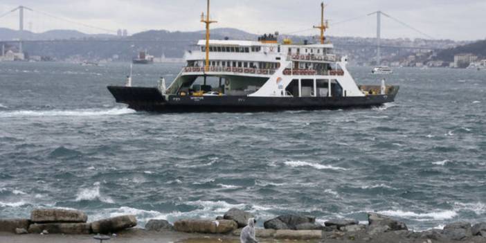 Teleferik ve vapur seferlerine fırtına engeli