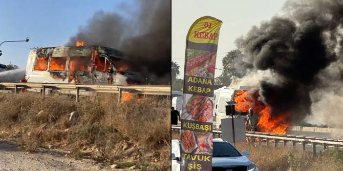 Minibüs ile çarpışan motosikletli feci şekilde can verdi