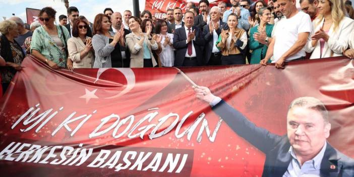 Tutuklu Böcek’in doğum gününde güvercinlerle kutlandı