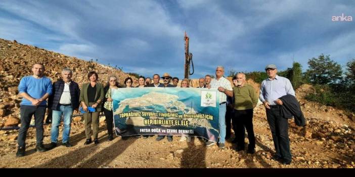 ÇED yok ruhsat yok ama talan tam gaz! Fatsalılardan altın madeni tepkisi