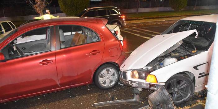 Yağmur sonrası Sivas'ta zincirleme kaza