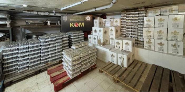 Muğla’da on binlerce şişe sahte içki ele geçirildi