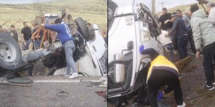 Kayseri'de feci kaza: Sürücü olay yerinde can verdi