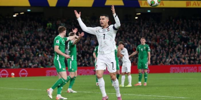 Fransa fark attı Ronaldo ilk kez kırmızı kart gördü: Dünya Kupası Avrupa Elemeleri sonuçları