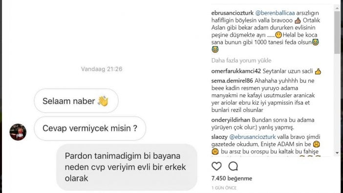 Ebru Şancı, kocası Alparslan Öztürk'e "tanışalım" mesajı atan kadını ifşa etti