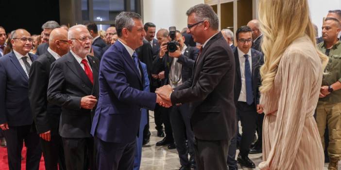 Özgür Özel, KKTC’de Cumhurbaşkanı Erhürman'ın resepsiyonuna katıldı